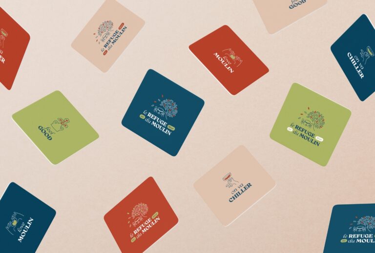 Design de marque Le refuge du Moulin
