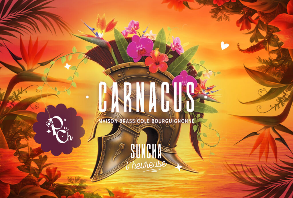 Etiquette Carnacus IPA tropicale
